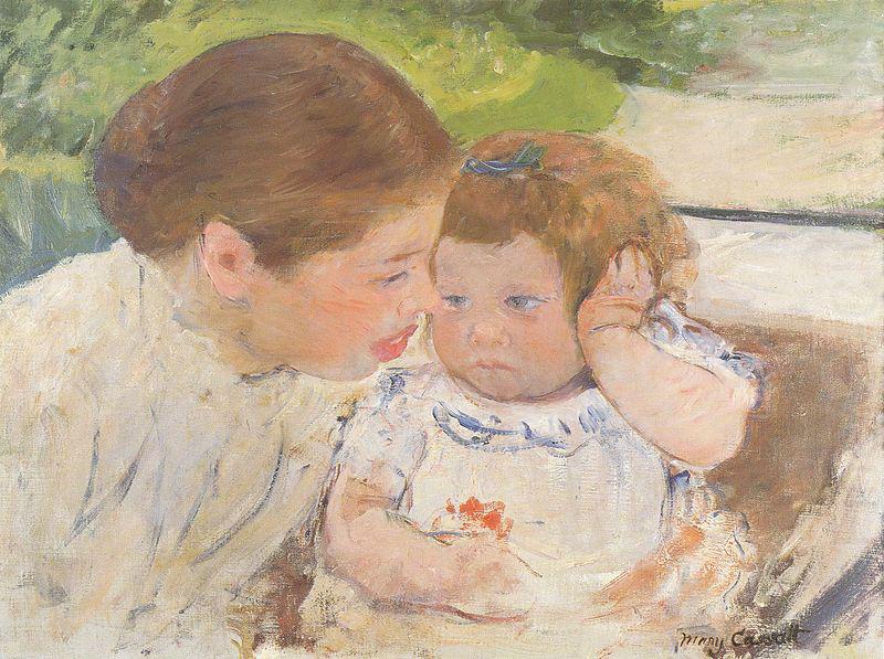 Susan Comforting the Baby No. 1, Mary Cassatt